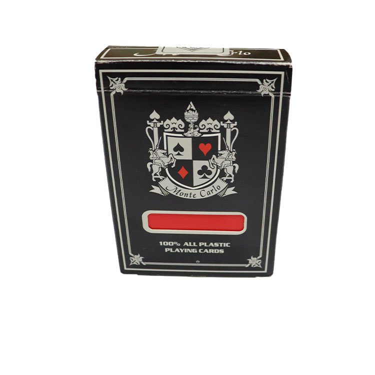 Customized PVC Poker Cards With Gold Foil Technique Offset Printing Compatible Different Backs For Play