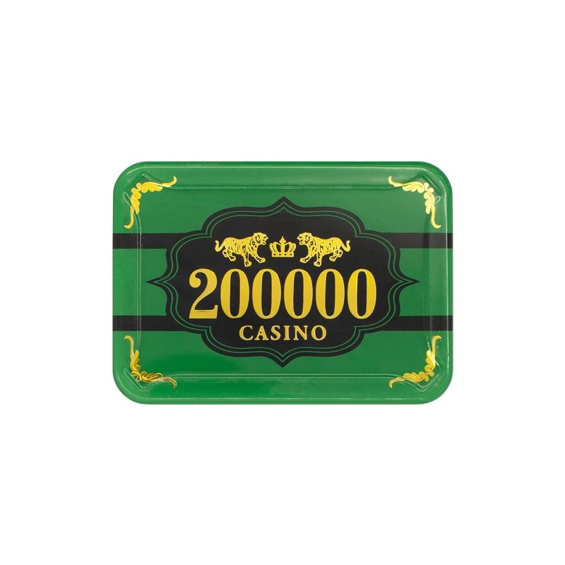 High Quality Custom Gambling Poker Chips Acrylic rectangle Casino Poker Chips Plaque Acrylic Poker Chip rectangle
