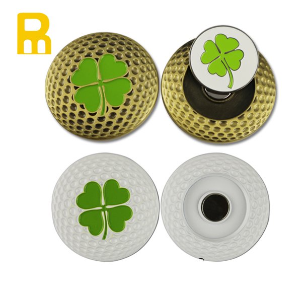 Custom Logo Golf Accessories Custom Magnetic Poker Chip Golf Ball Markers