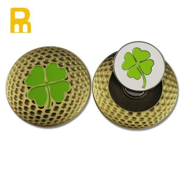 Custom Logo Golf Accessories Custom Magnetic Poker Chip Golf Ball Markers