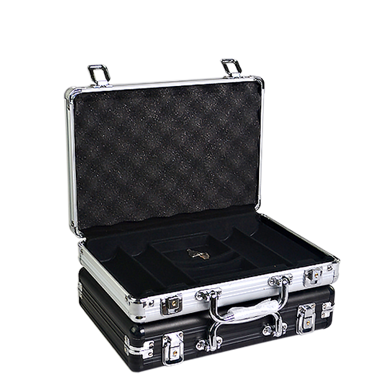 200pcs/set Texas Hold'em Chips with Aluminum case Colorful Clay Chips 14g Casino Poker Chips Sets