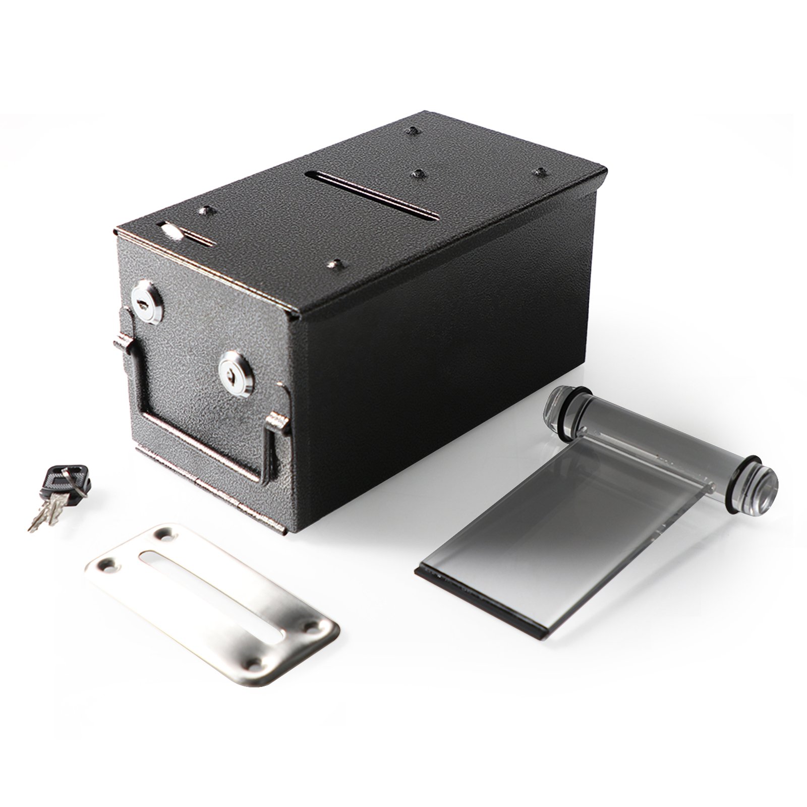 Casio Table Stainless Steel Drop Slot Cover for Depositing Bills