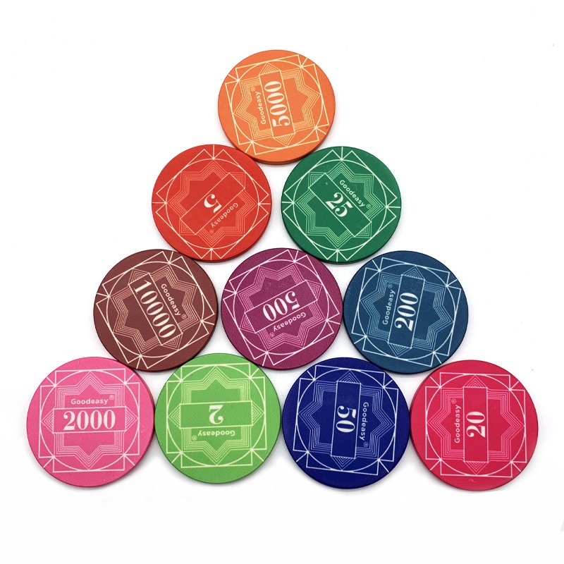 Custom Cheap Denomination Ceramic Poker Chip Hot Selling 10g Mini Professional Entertainment Ceramic Poker Chips/