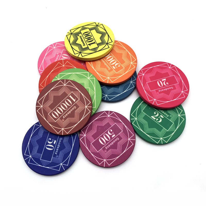 Custom Cheap Denomination Ceramic Poker Chip Hot Selling 10g Mini Professional Entertainment Ceramic Poker Chips/