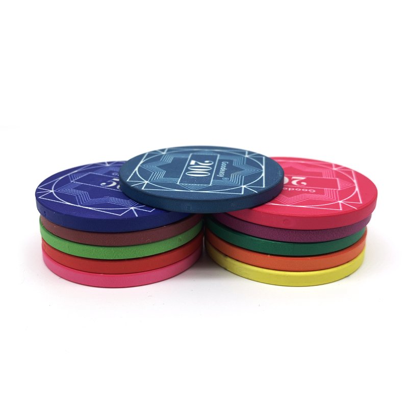 Custom Cheap Denomination Ceramic Poker Chip Hot Selling 10g Mini Professional Entertainment Ceramic Poker Chips/