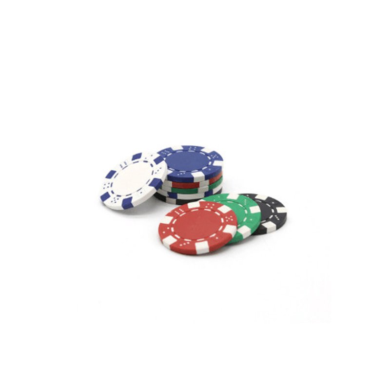 Factory supply ABS Plastic 40mm quality 14g clay Casino Gambling Custom logo Printed Poker Chips