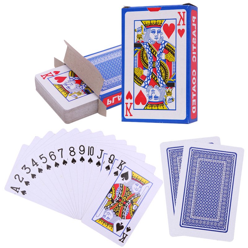 Deskjoy playing cards with dice blister package
