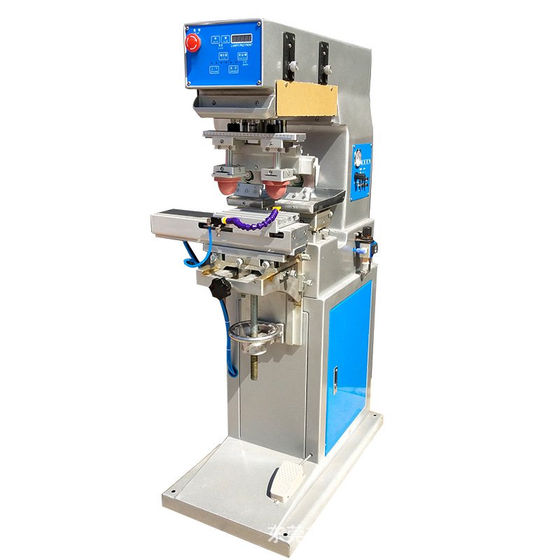 Factory Direct Customized Hot Sale mesin cetak pad Tampografia High Quality Pneumatic 2 Color Poker Chips Printing Machine