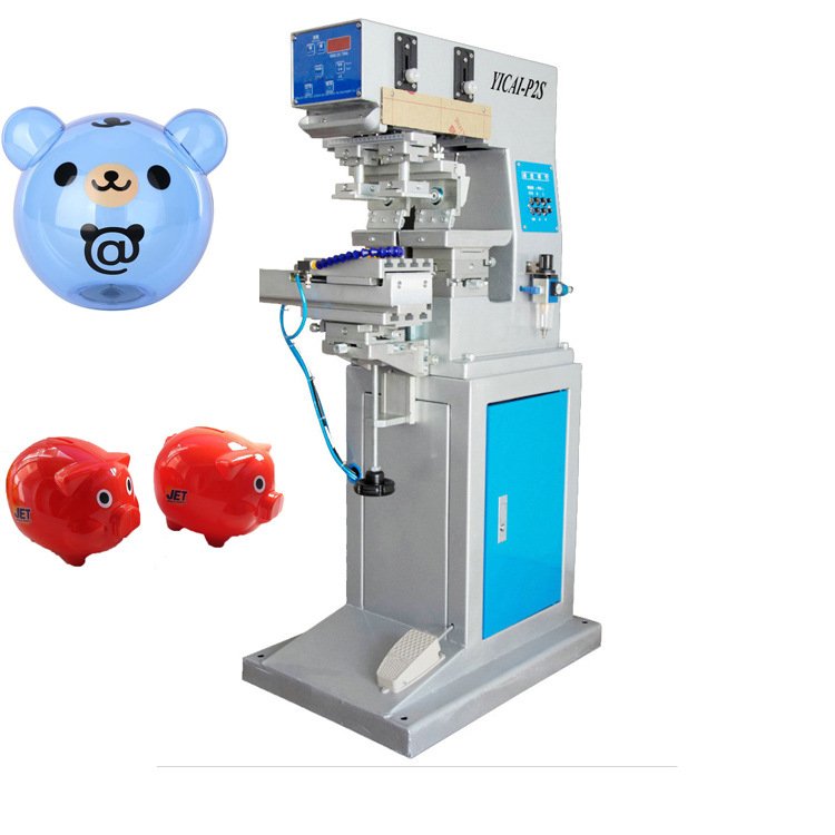 Factory Direct Customized Hot Sale mesin cetak pad Tampografia High Quality Pneumatic 2 Color Poker Chips Printing Machine