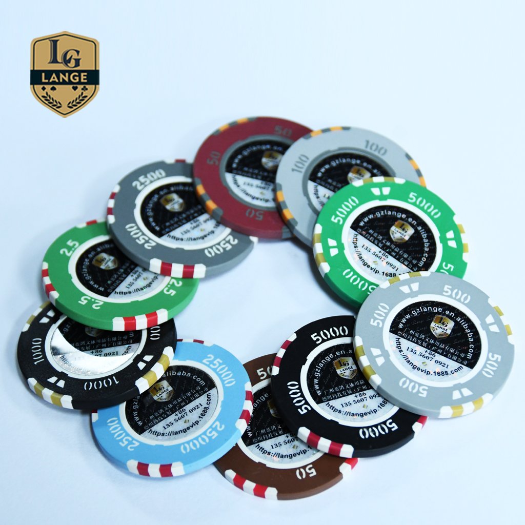 Lange 14g Casino Quality Poker Chips Baccarat Gaming Poker Chip Custom Made