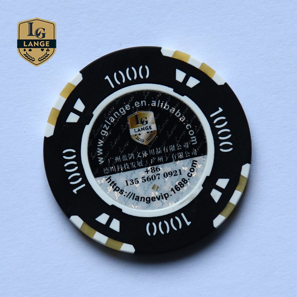 Lange 14g Casino Quality Poker Chips Baccarat Gaming Poker Chip Custom Made