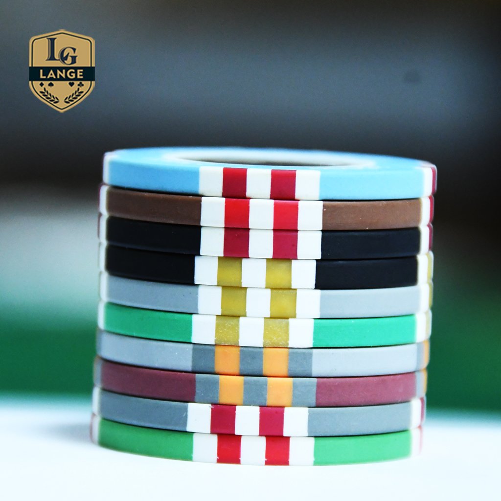 Lange 14g Casino Quality Poker Chips Baccarat Gaming Poker Chip Custom Made