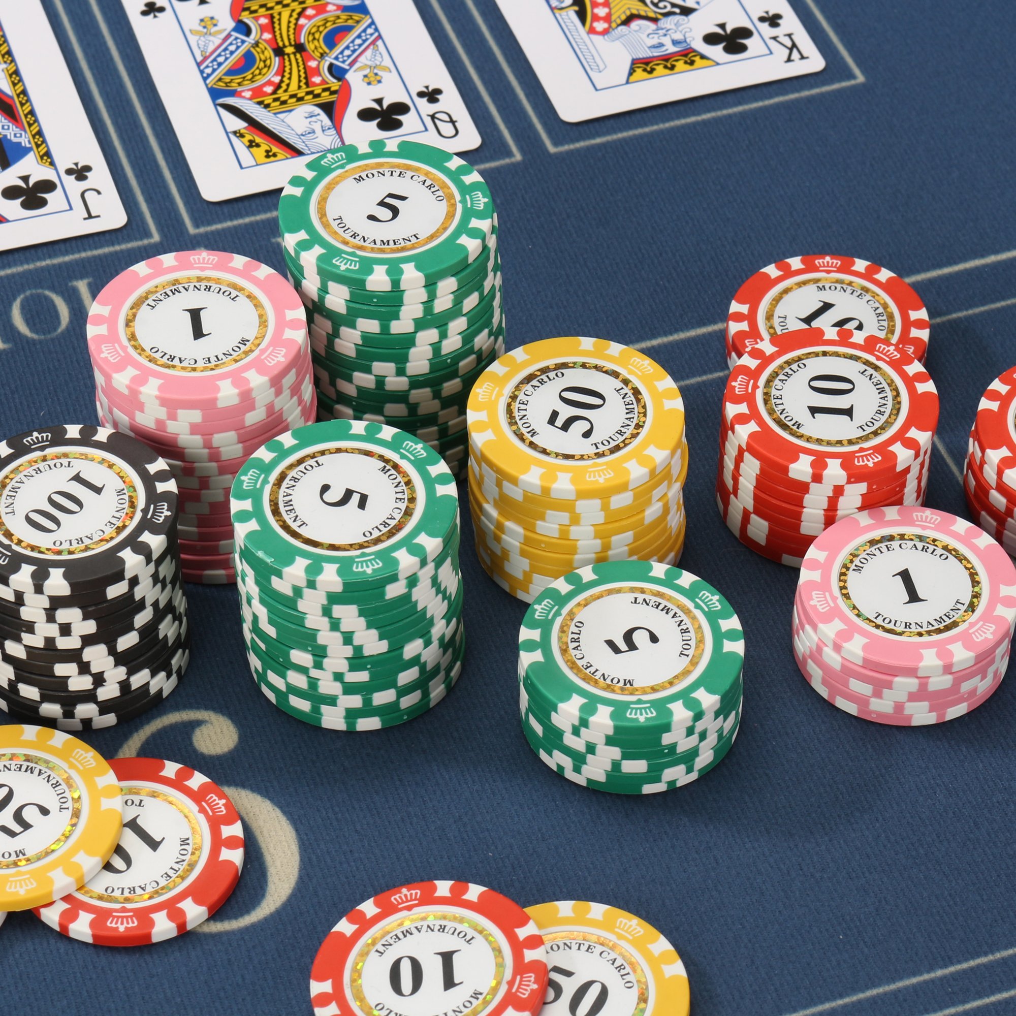 11.5g Abs Clay Ceramic Chip Poker Set In Stock Chip Case Plastic Gambling Game Custom Printing Blank Casino Royal Poker Chips