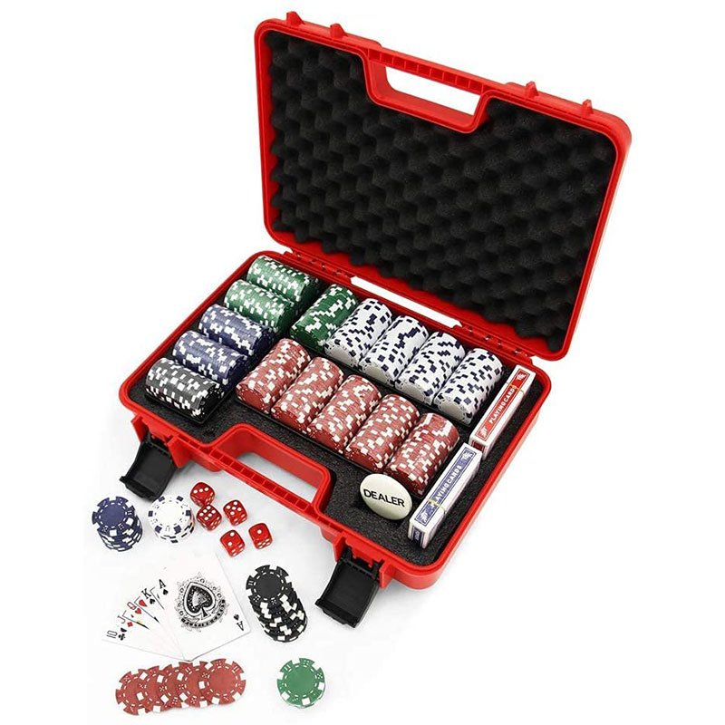 Premium Poker 300 Chips Poker Suitable Texas Hold'em Blackjack Casino Chips