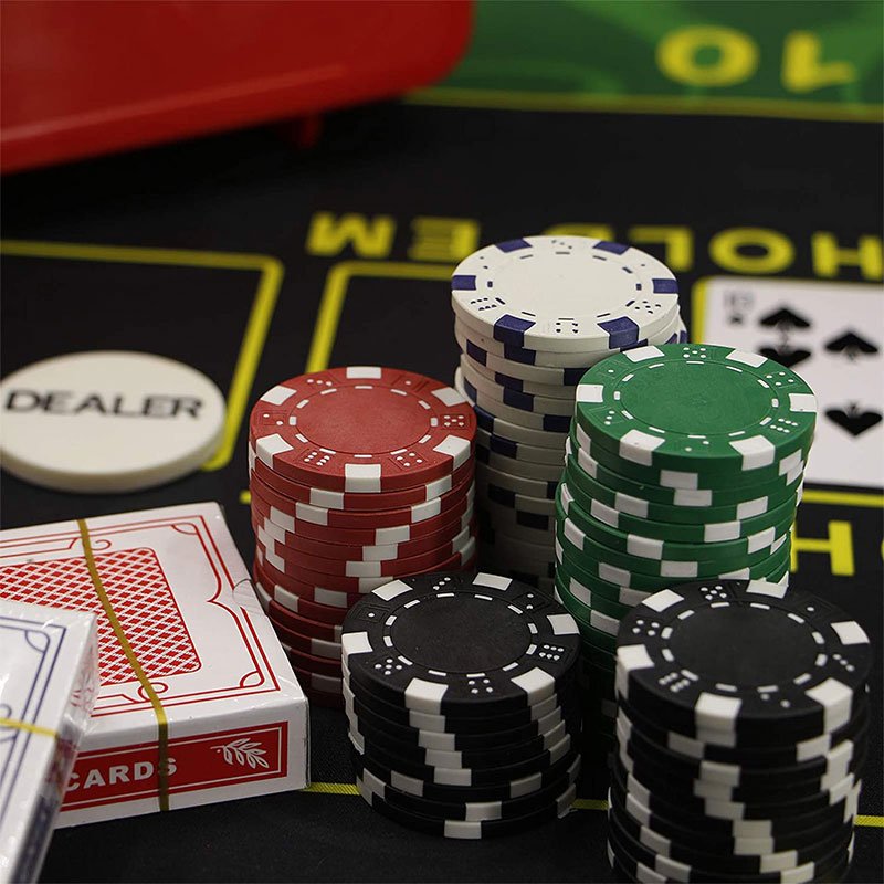 Premium Poker 300 Chips Poker Suitable Texas Hold'em Blackjack Casino Chips