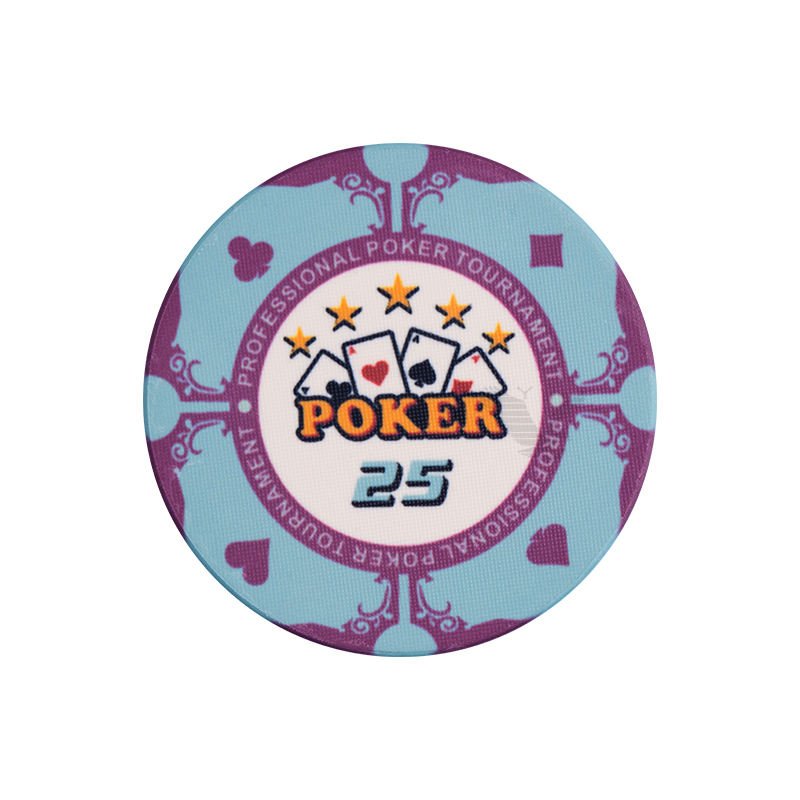 YH 10 Gram Premium Ceramic Poker Chips Poker Set - 300 Chips - Aluminum Case - Poker Casino Chip UV
