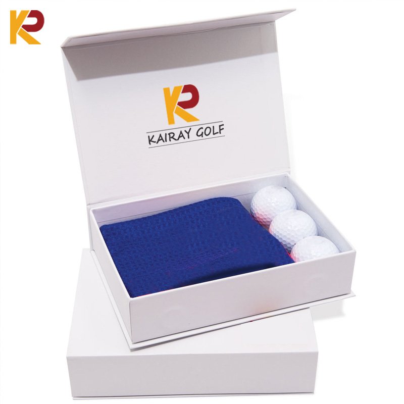 Custom Logo White Black Box Golf Gift Ball Marker Hat Clips Repair Divot Tool Golf Theme Gifts