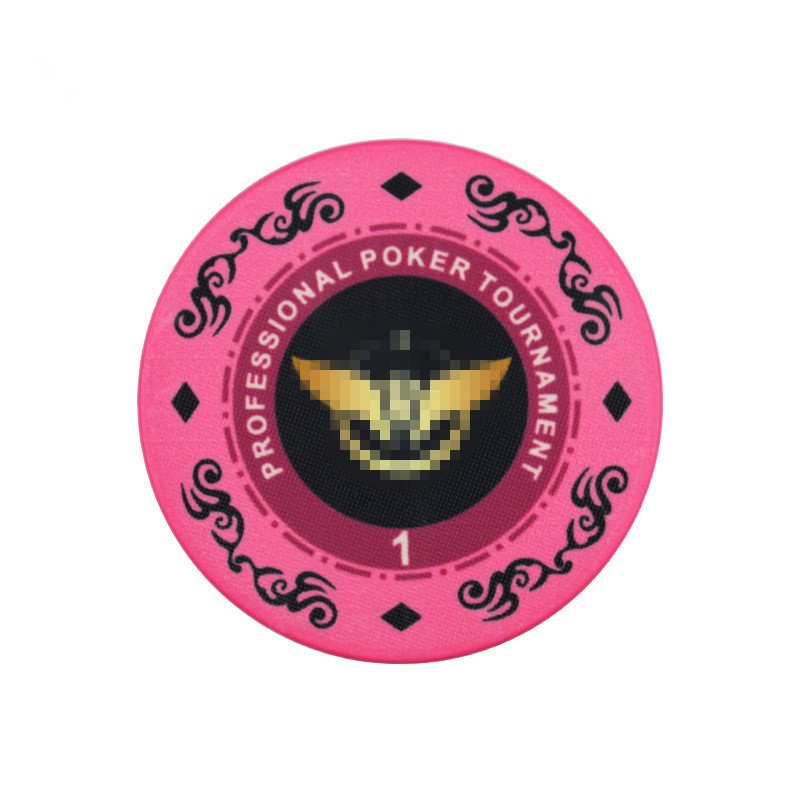 High Quality Custom Logo Ceramic Casino Poker Chips 39mm 43mm Multi-Color Lightweight at 10g Made from Durable ABS Plastic