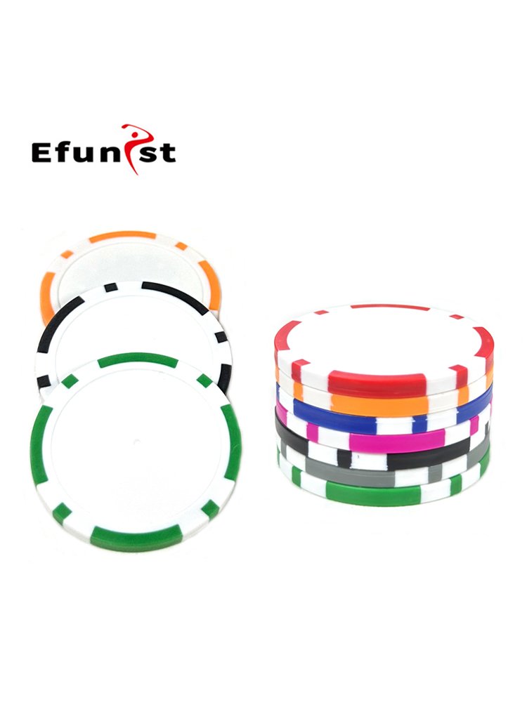 Custom Golf Ball Marker Golf Cap Clip Markers Blank ABS Poker Chip Golf Ball Markers