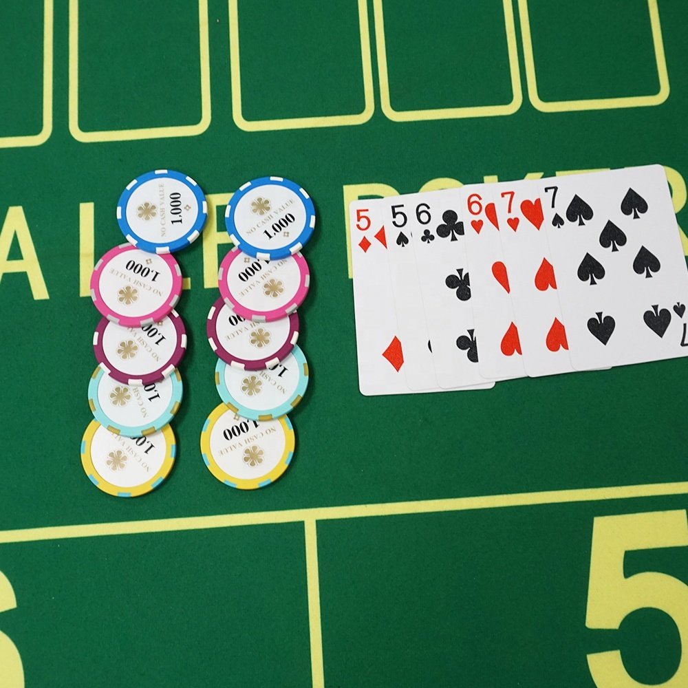 Flower Patterned High Frequency Hertz RFID Electronic Chip Casino Trackable Poker Game Chip
