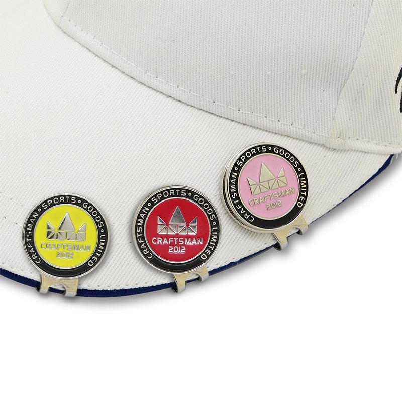 Manufacturers Metal Hot sale Golf Customize Logo Multi-type Hat Clip Golf Ball Marker Golf Ball Marker Hat Clip