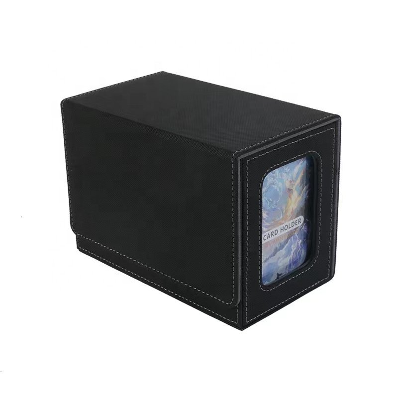High Quality 160 + 3 "1Pu leather Mtg Game Storage Box Yu-Gi-Oh box Tcg Magic Party Custom Aard Game Deck window box