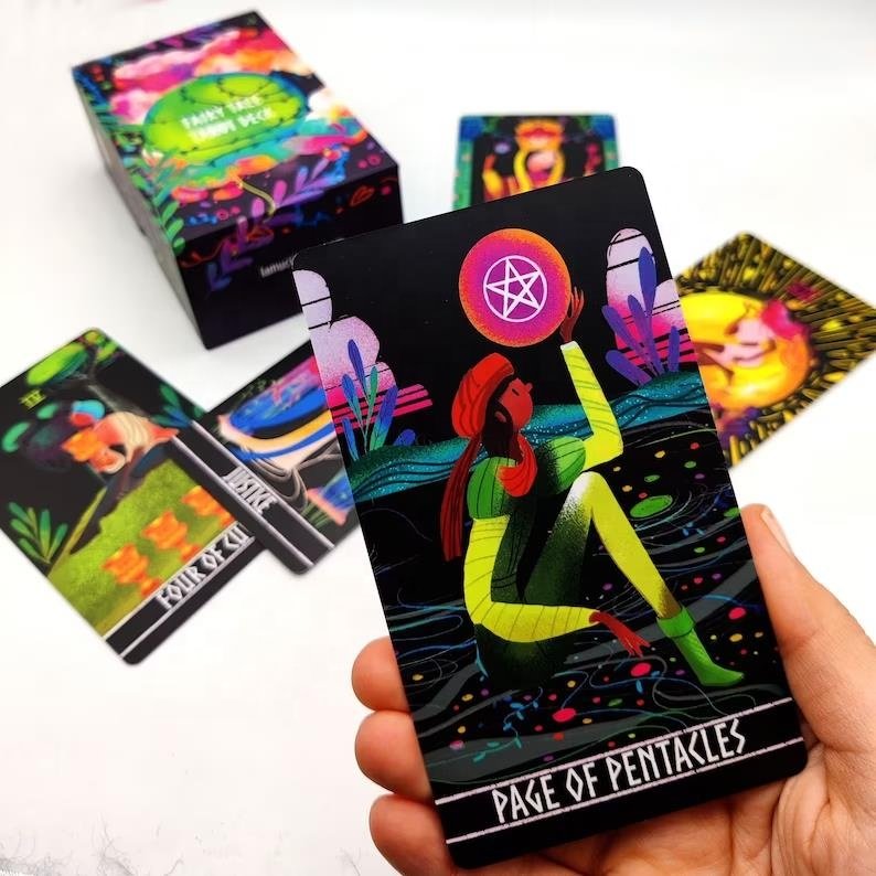 tarot card printing customized game Packaging Poker Playing Cards Oracle Cards