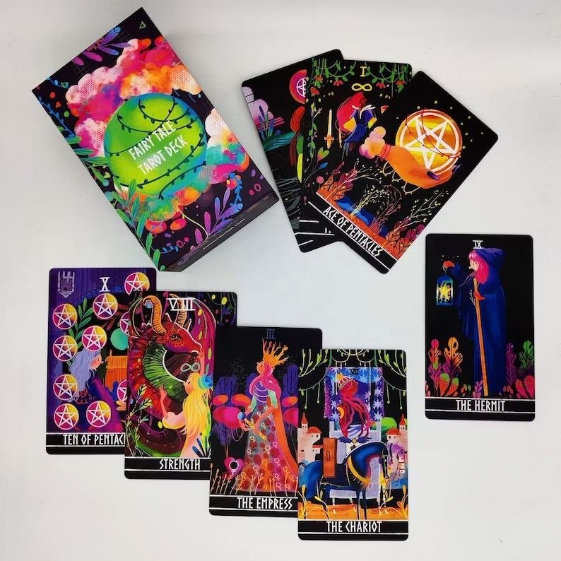 tarot card printing customized game Packaging Poker Playing Cards Oracle Cards
