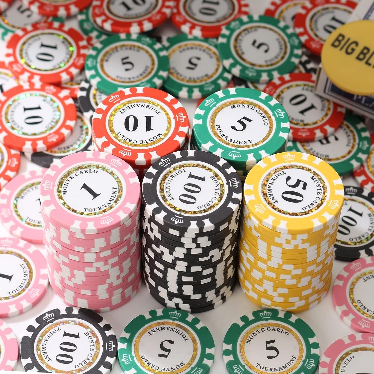 Custom 1000 Premium 11.5 Gram Casino Poker Chips Set 500pcs Minimum round Aluminium Dice with Custom Logo Quality Denominations