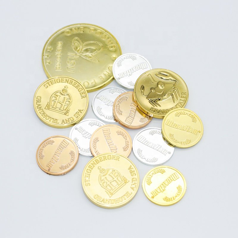 Plastic Embossed Beer Tokens Drink Coins for Party Wedding Event Festival Bar Game