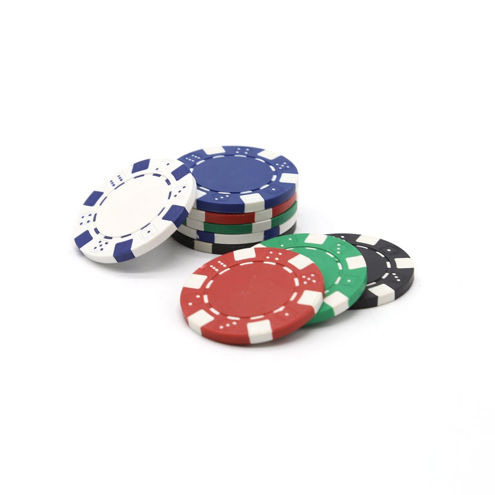 Factory customized ABS 11.5g poker chips casino coin texas Hold 'em chip credit Game coin Small six dice chip