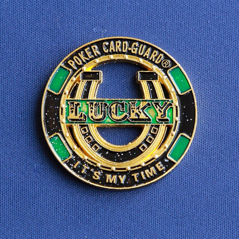 Game Texas Metal Card Protector Customized Card Pressing Crafts Poker Accessories Graded Poker Chips Tokens Card Protector