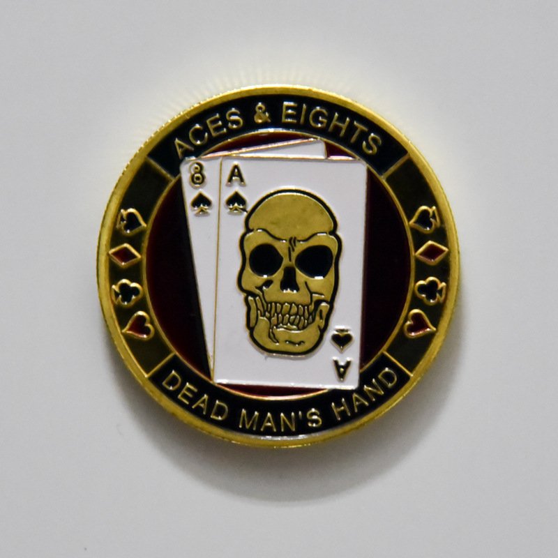 Game Texas Metal Card Protector Customized Card Pressing Crafts Poker Accessories Graded Poker Chips Tokens Card Protector