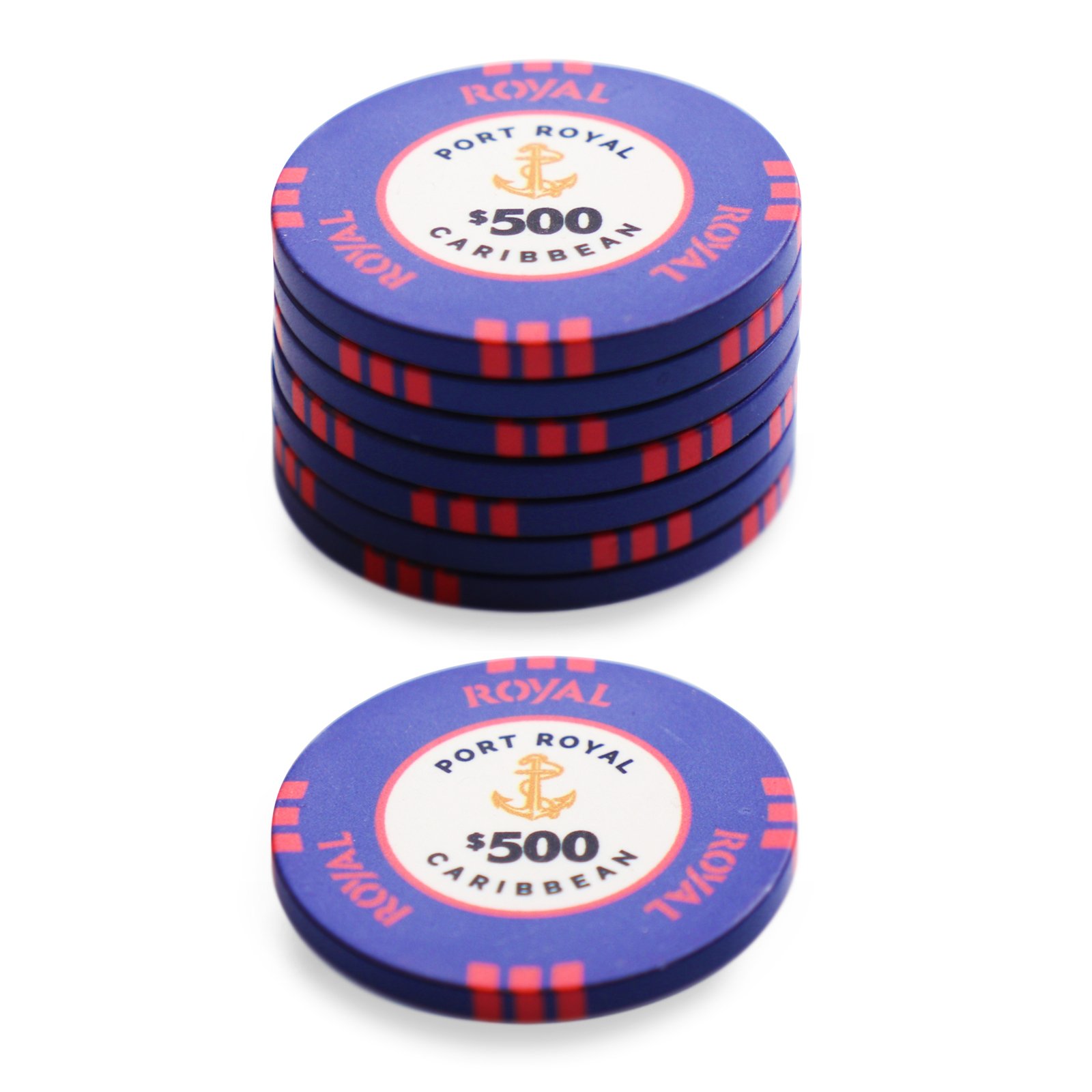 Fully customisable EPT Professional Ceramic Material Poker Chips 10g and 40MM poker chips with customises design colour and logo