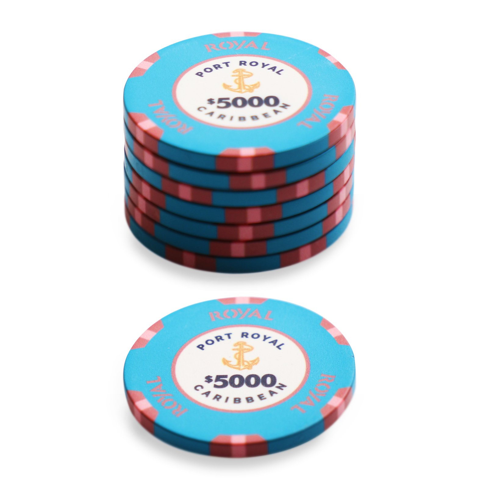 Fully customisable EPT Professional Ceramic Material Poker Chips 10g and 40MM poker chips with customises design colour and logo