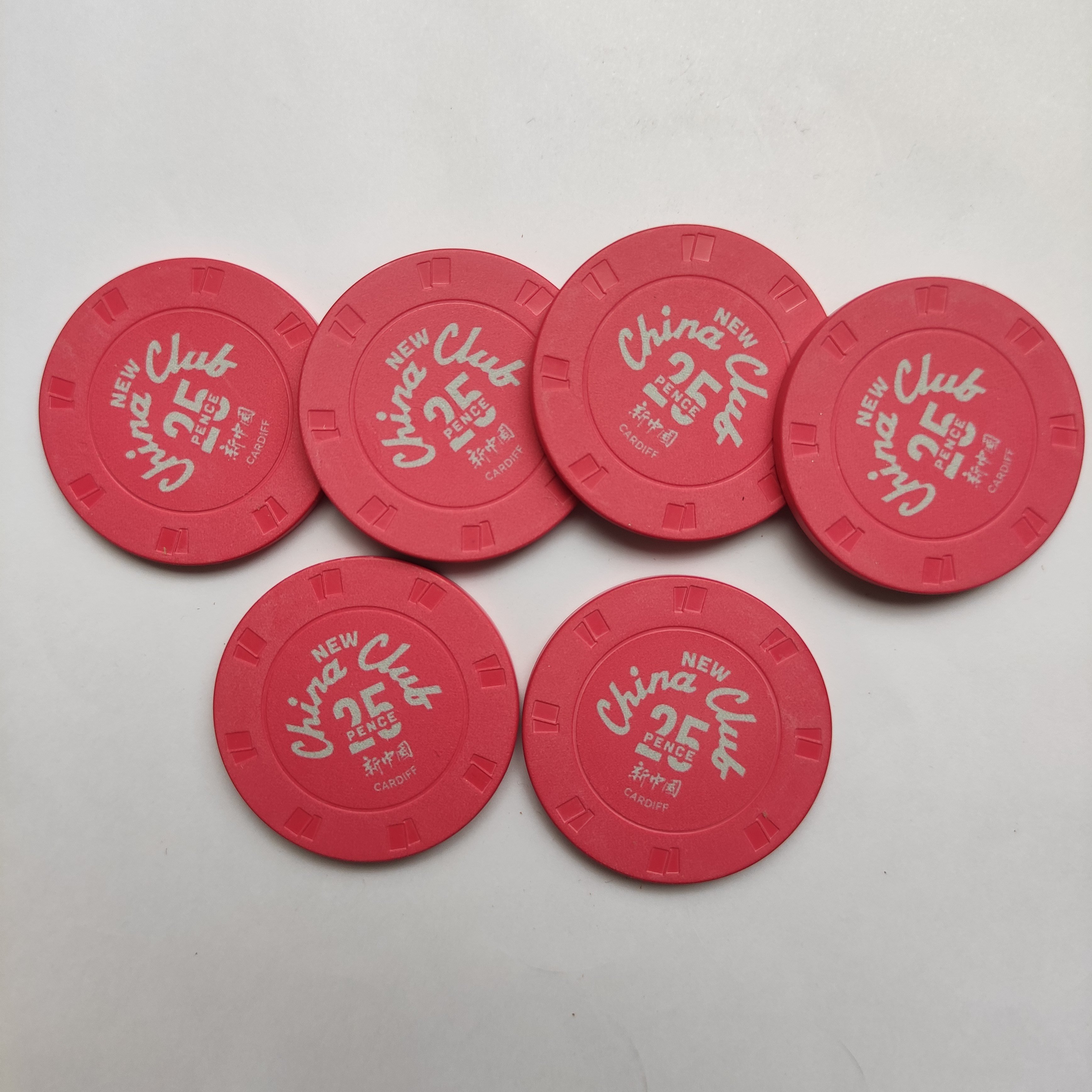 Cards mould Ceramic Poker Chips custom made your design and chips color