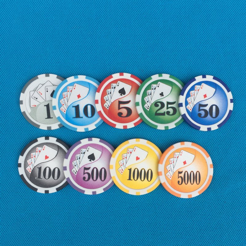 Wholesale price custom clay casino poker chips 14g factory directly high quality custom clay casino pokerchips 14g