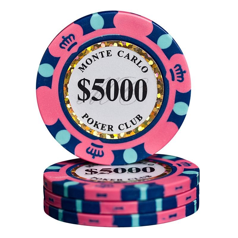 Hot stamping poker chips Casino poker chip gambling chip with Security
