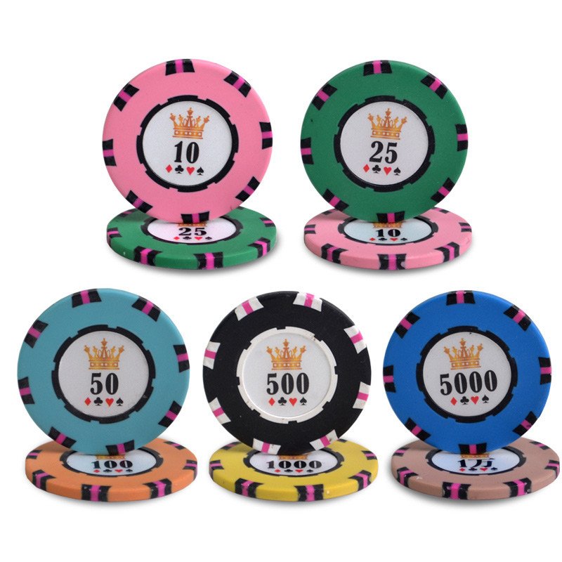 43x3.3mm Upscale 16.5g Texas Hold'em Clay Poker Chips Casino Entertainment Set with Iron Poker Chips