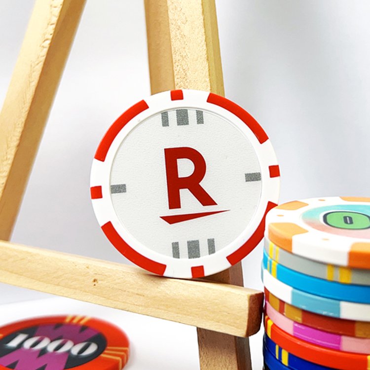 2023 High Quality VastGifts Wholesale Personalize Logo Ceramic ABS Clay Poker Chips For Promotion Game