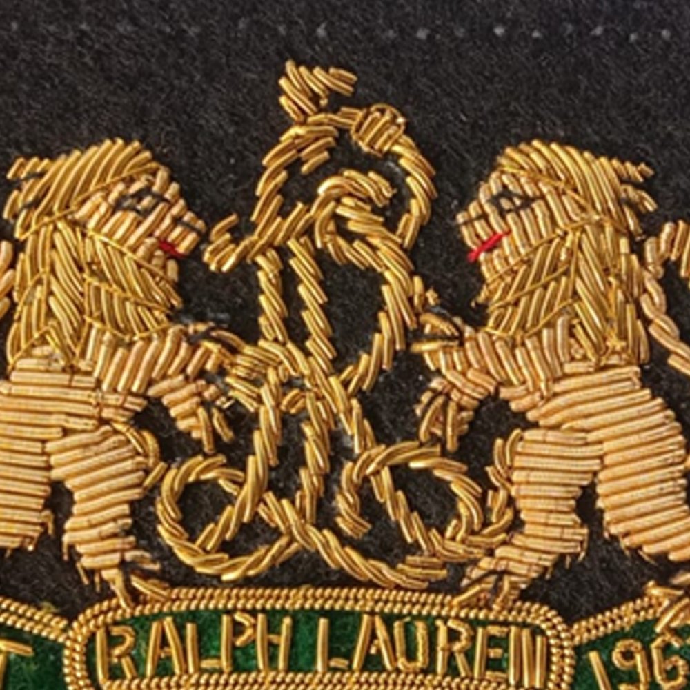 Custom Hand Embroidered Bullion Wire Badges Premium Pocket Badge Holder-Premium Custom Bullion Badges from Manufacturers