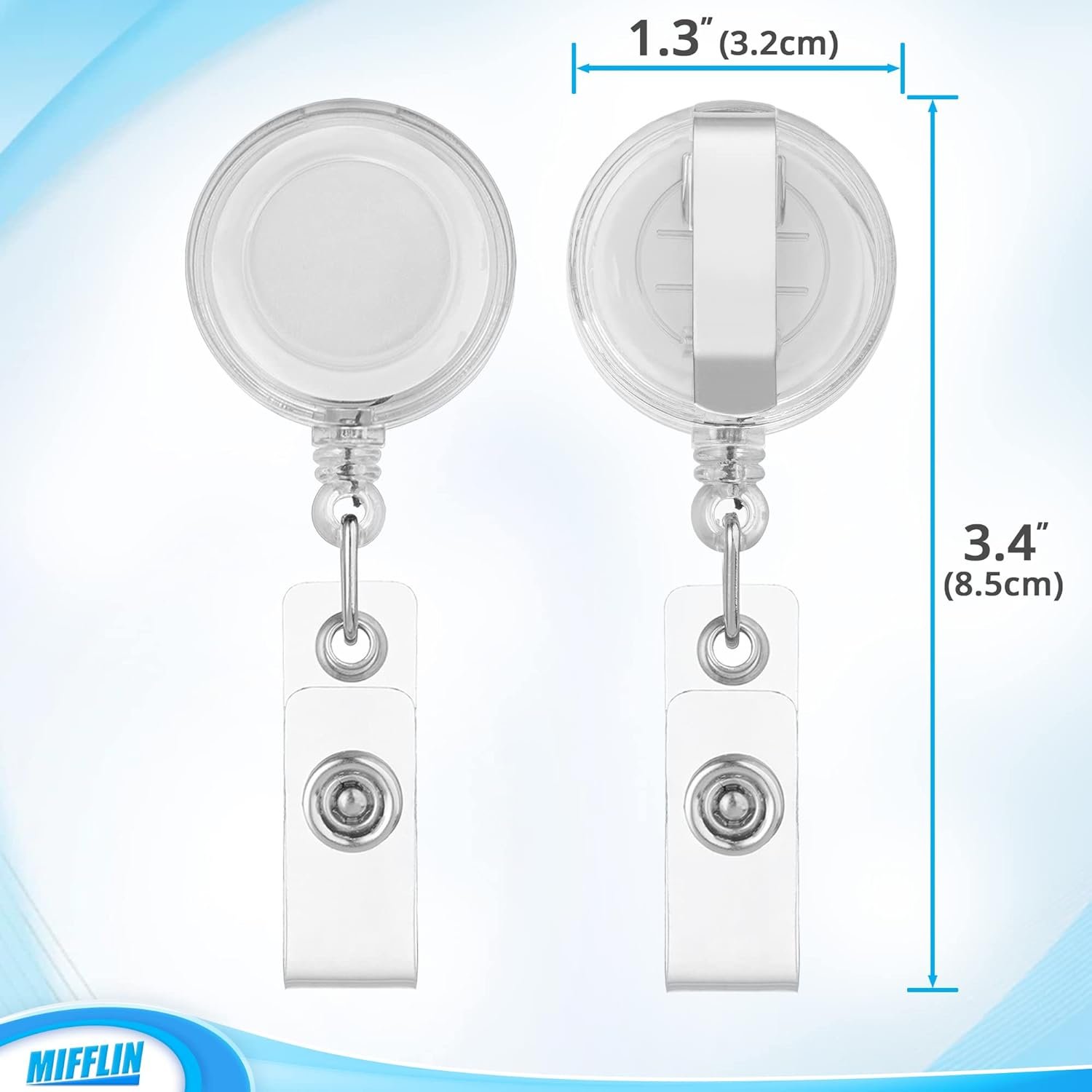 Economic Plastic Retractable Badge Reel Id Card Name Badge Holder Conference Card Key Reel Roller Clip