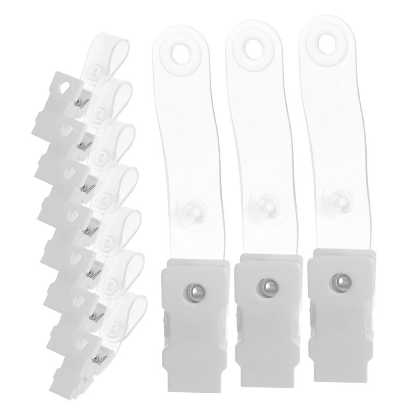 Hot Sale Custom Logo Colorful Plastic Id Name Card Badge Holder Clip Plastic Office Crocodile Clips