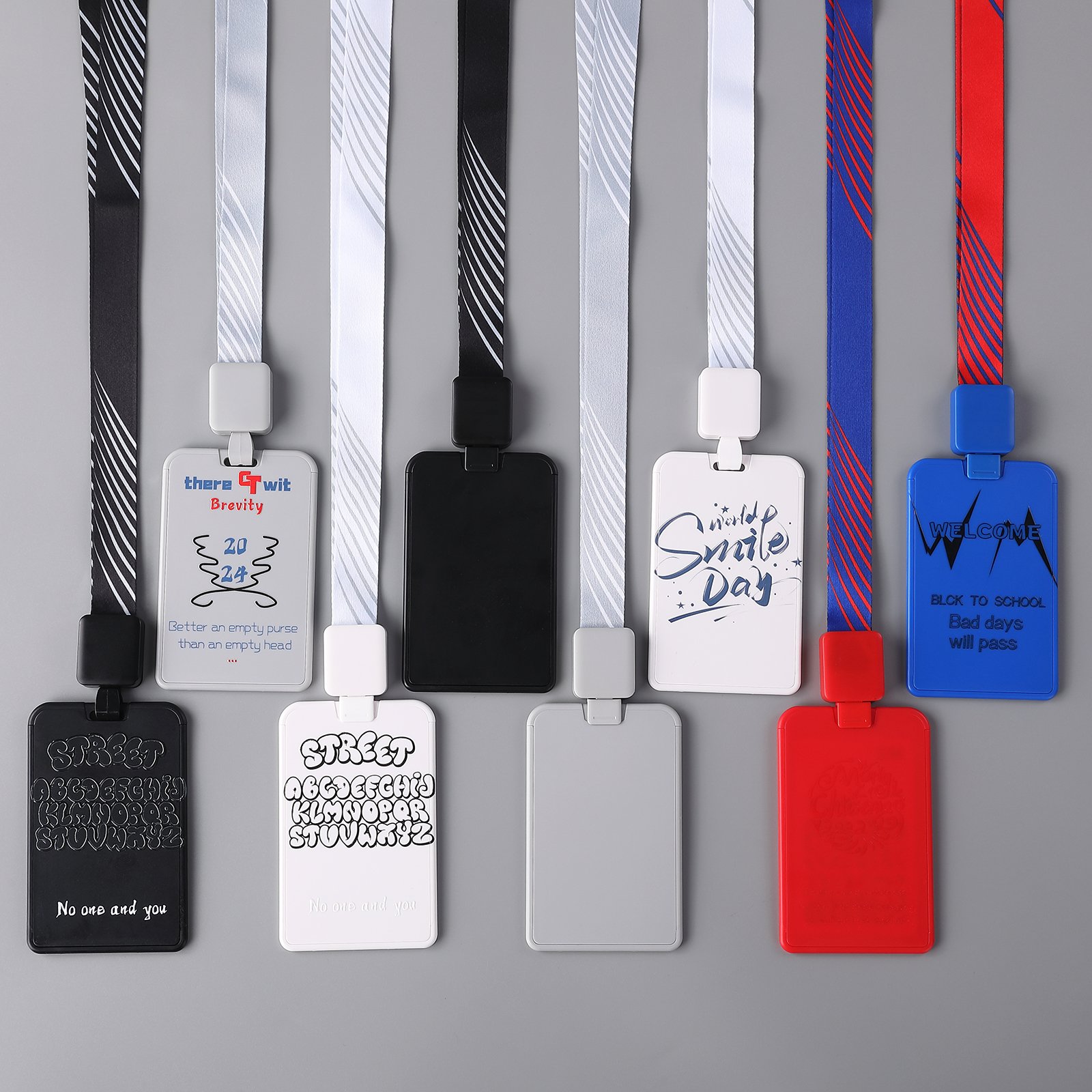 Customized Wholesale Plastic Id Accessories Card Cover For Durable Job Card Holder With YOYO