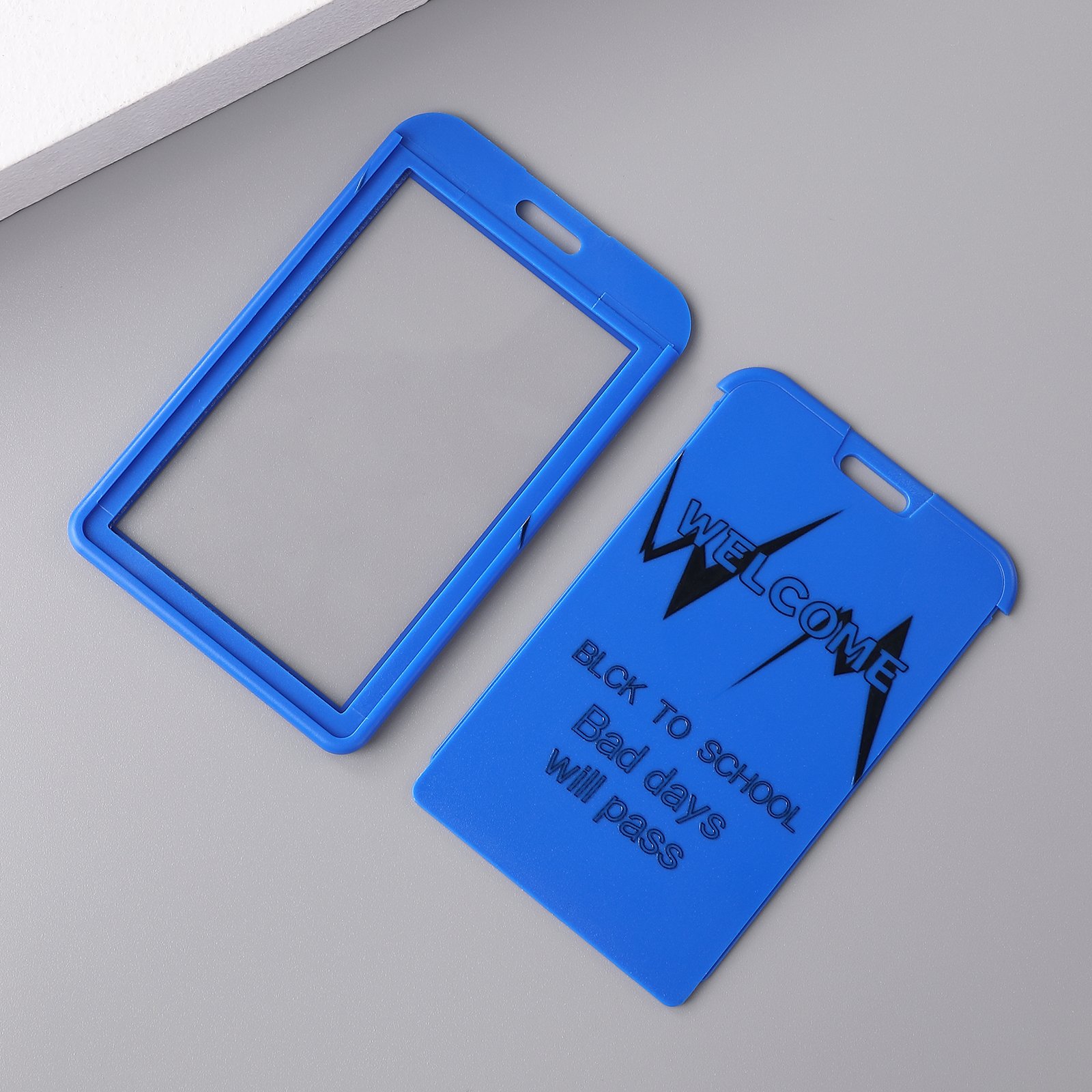 Customized Wholesale Plastic Id Accessories Card Cover For Durable Job Card Holder With YOYO