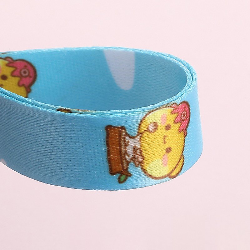 School Student Cartoon Plastic Lanyard Card Holder Custom Business Photocard Credit Id Card Holder