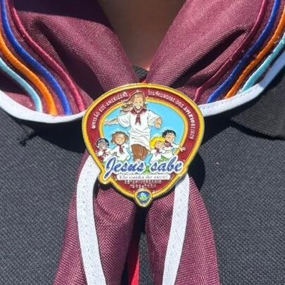 High Quality Trailblazer Anniversary Scarf Holder Custom Logo Soft Enamel Zinc With Pathfinder Collar Buckle