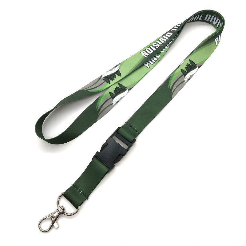Cheap Personalized Detachable Buckle Badge Holder Neck Lanyard