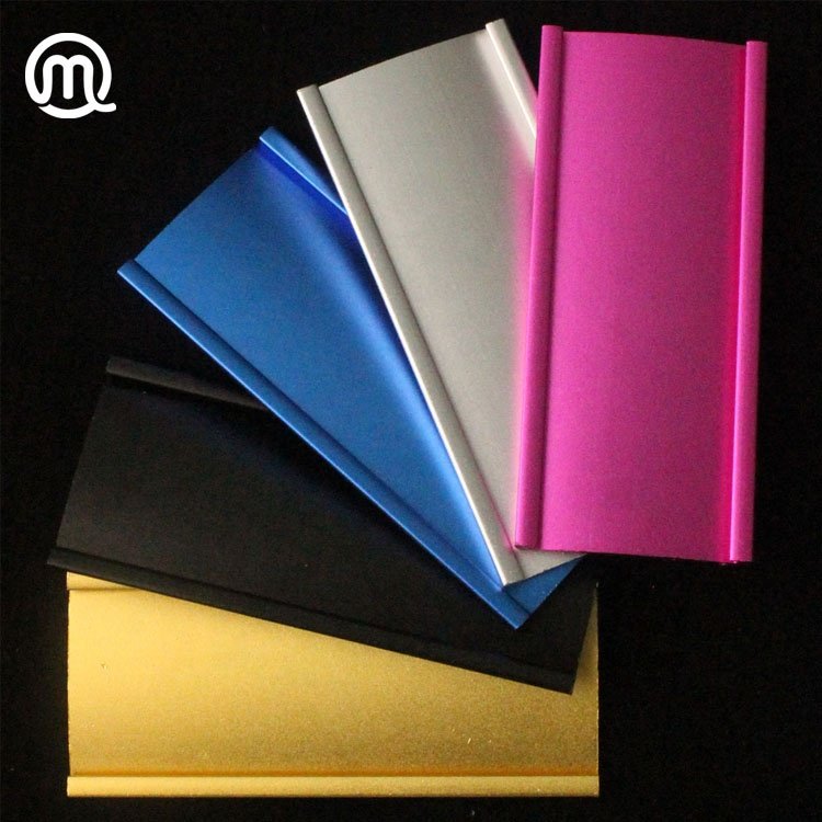 factory directly colorful Metal aluminum name badge customized reusable