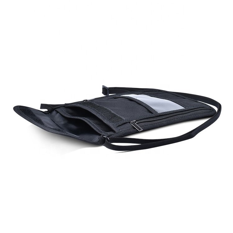 Security Blocking Neck Wallet Badge Holder Fashion Neck Pouch Bag Travel Neck Pouch RFID